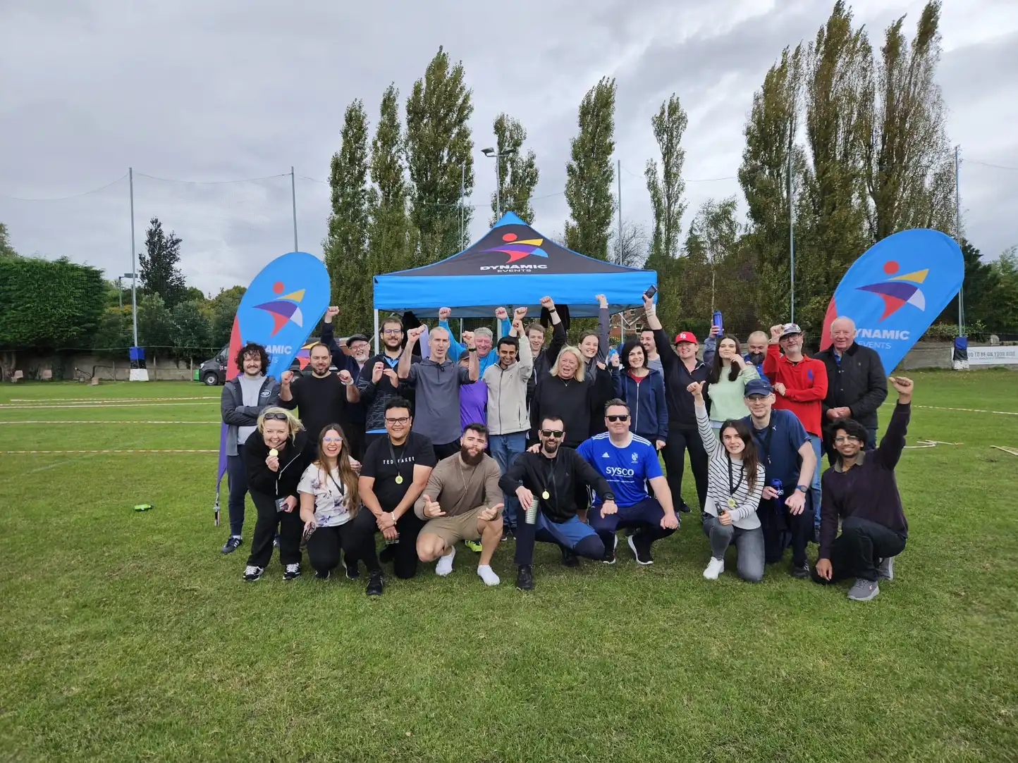 outdoor Sports Day team building event for irish corporate teams