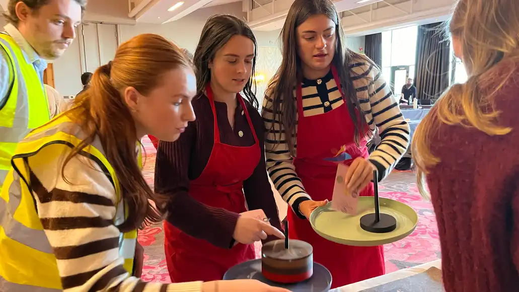 indoor creative team building workshop for corporate teams in Ireland