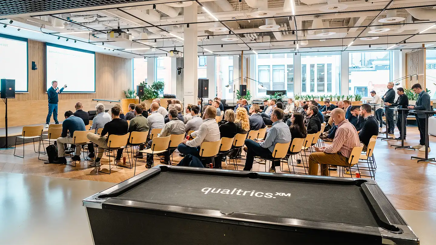 Qualtrics Presentations in Dublin Event Managed by Dynamic Events Ireland