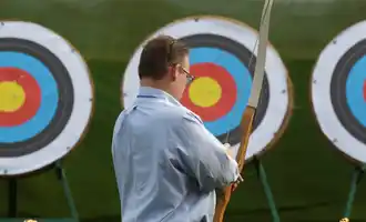 Corporate team building archery activity in Ireland