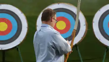Corporate team building archery activity in Ireland