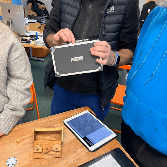 Looking in the box for code