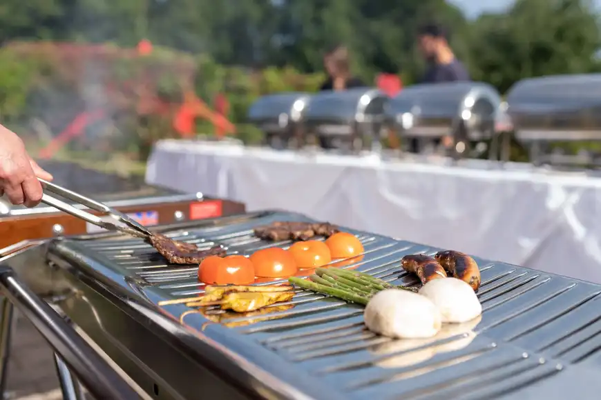 Outdoor team building in kildare barbecue