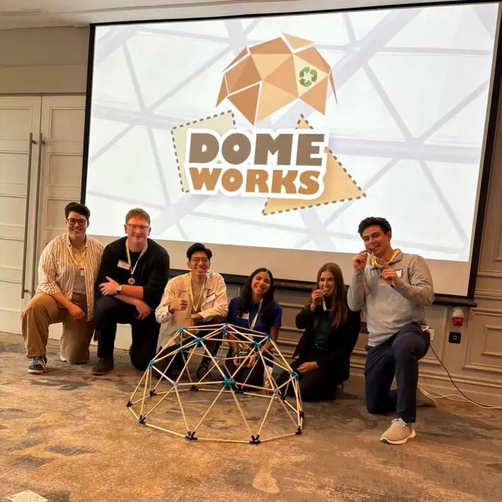 Winners of Dome Works from the Icebreaker