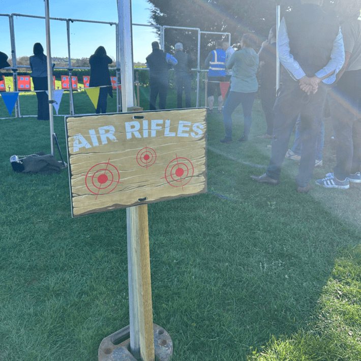 Air Rifles sign