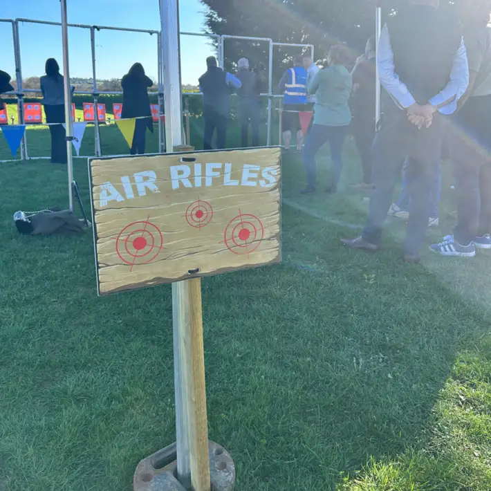 Air Rifles sign