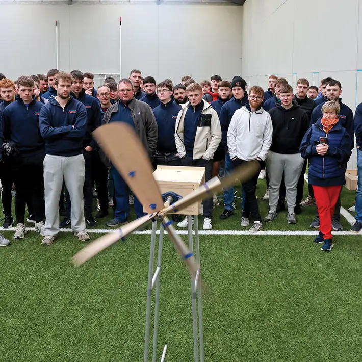 wind farm team building activity in ireland