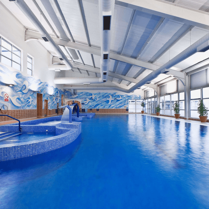 Swimming pool in the hotel 