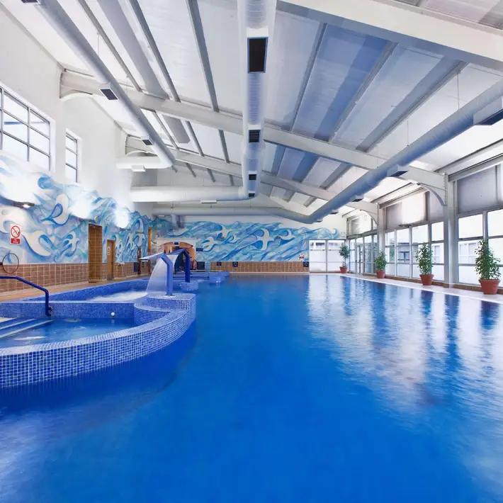 Swimming pool in the hotel 