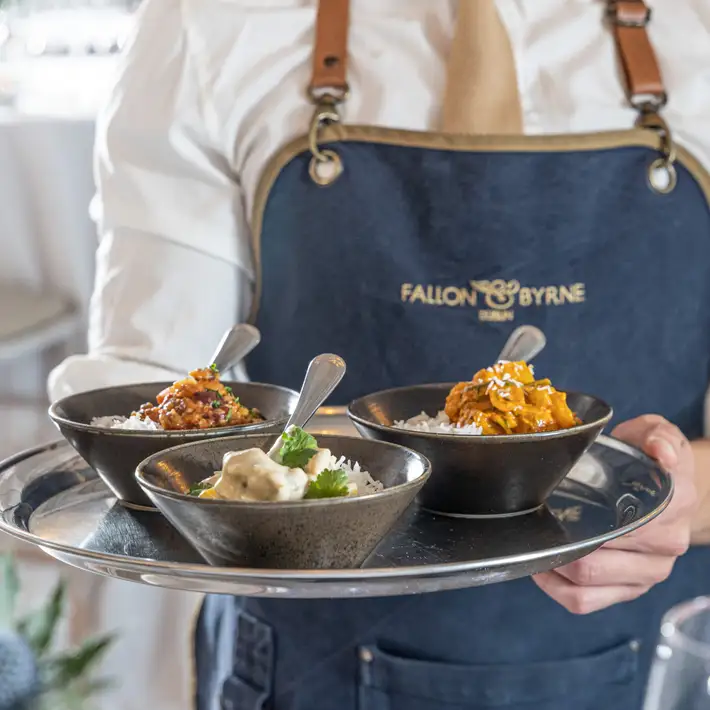 Plan your corporate team building session at Fallon & Byrne appetisers going out for an event | Dynamic Events