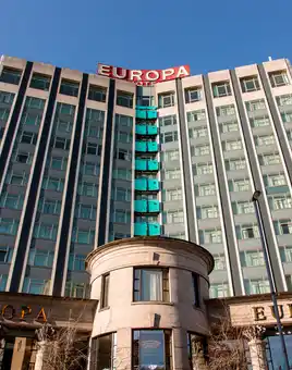 exterior of the europa hotel in belfast