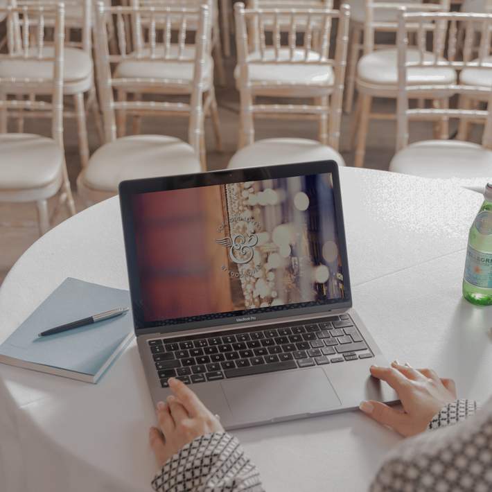 Plan your corporate team building session at Fallon & Byrne presentation on a laptop | Dynamic Events