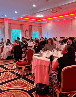 Team listening to the brief at the start of the team building event