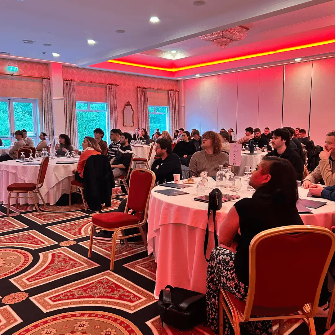 Team listening to the brief at the start of the team building event