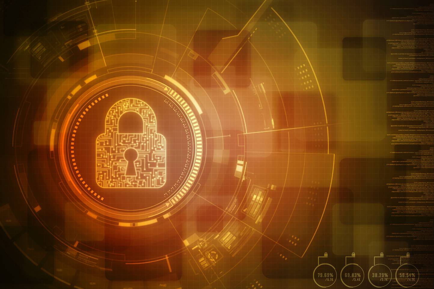 padlock on case