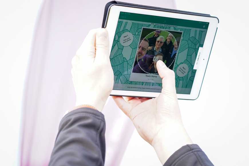 Digital treasure hunt team building activity using tablet app in Shannon