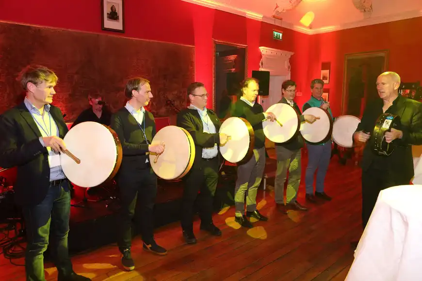 bodhran workshop st patricks day team building activitiy