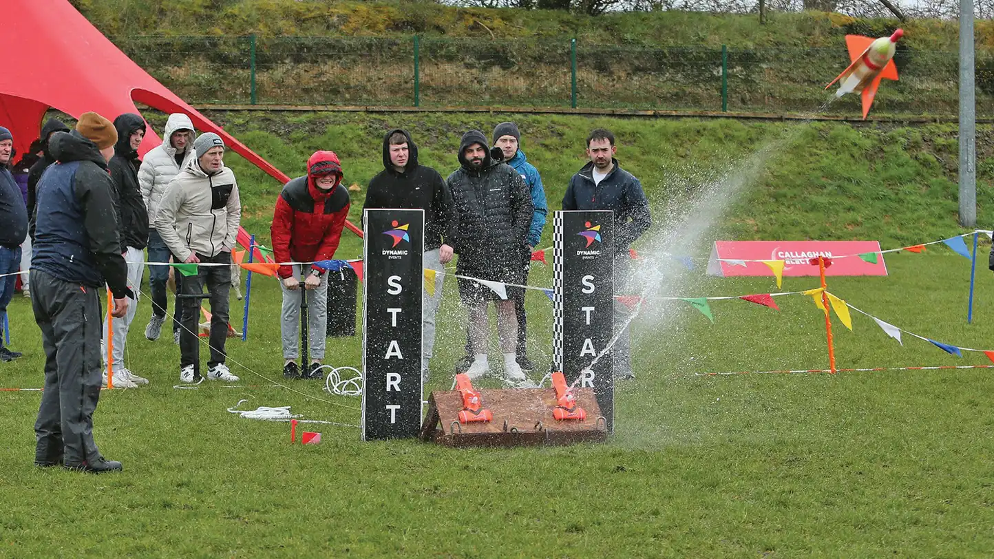 corporate Team building Rocket activity in ireland