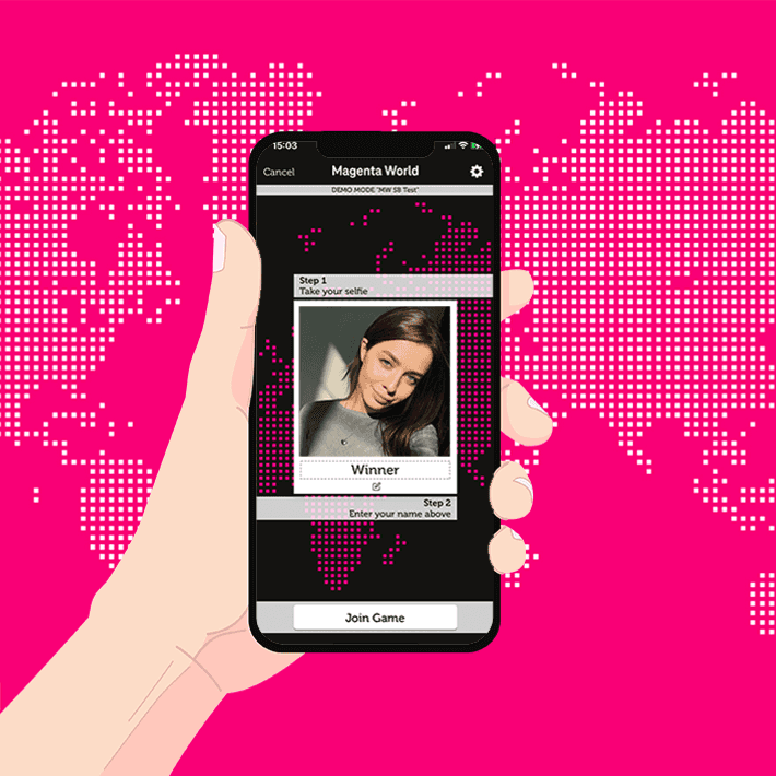Magenta World Selfie