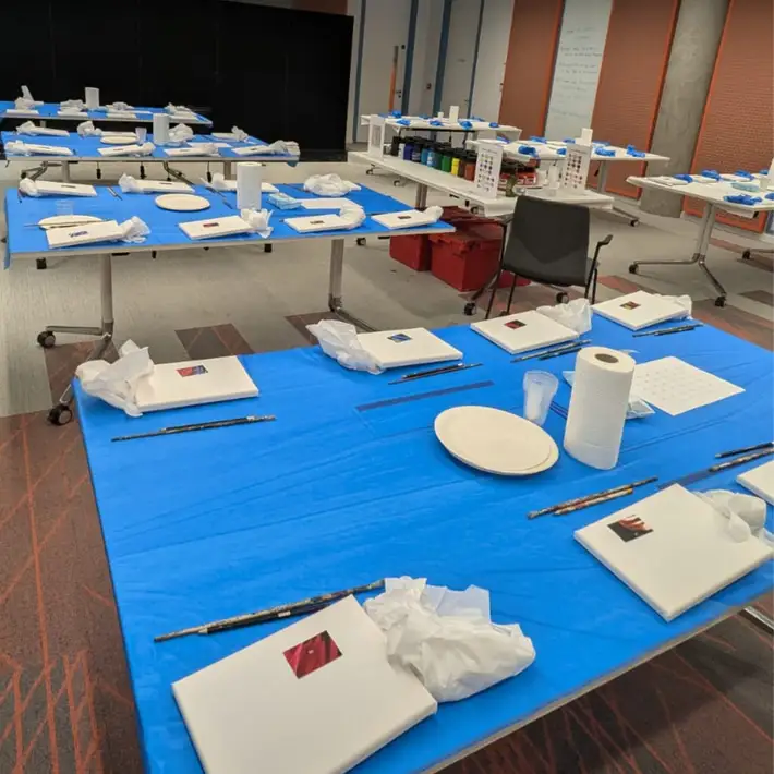 Set up of the big pictures