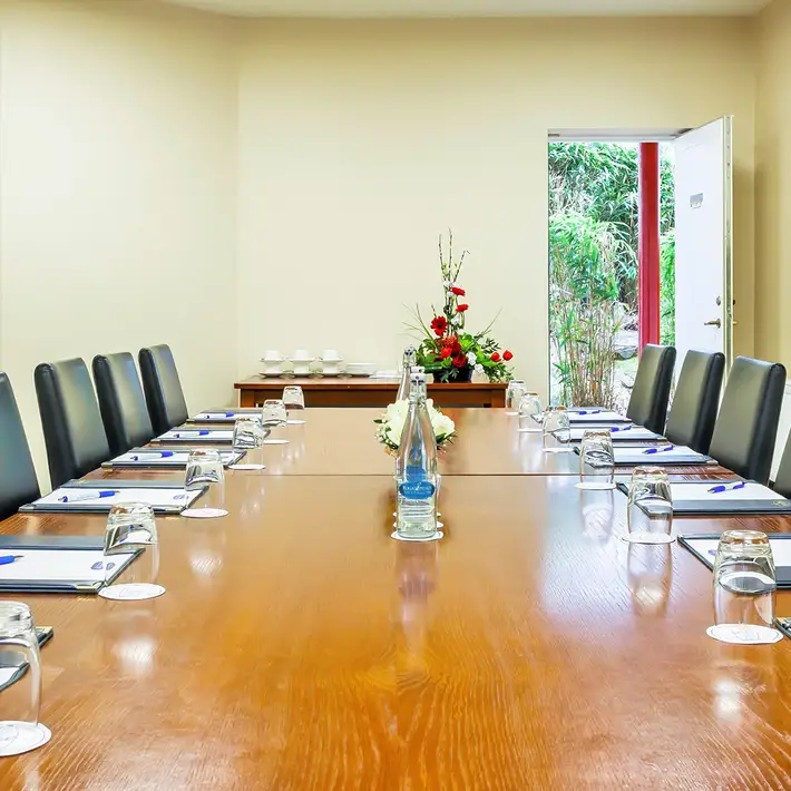 Boardroom meeting space at Roganstown Hotel & Country Club for executive meetings