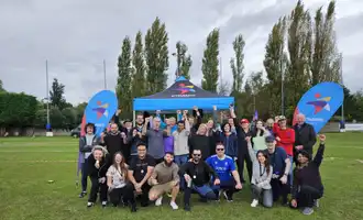 outdoor Sports Day team building event for irish corporate teams