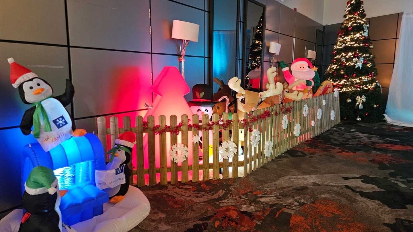 Christmas set up