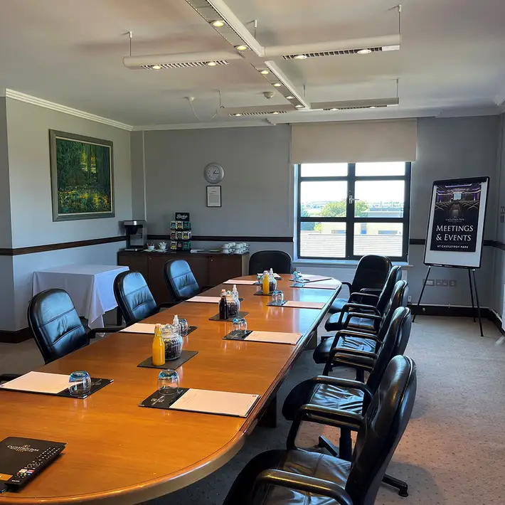 Plan your next corporate team-building event at Castletroy Park Hotel & Leisure Club with Dynamic Events.conference room