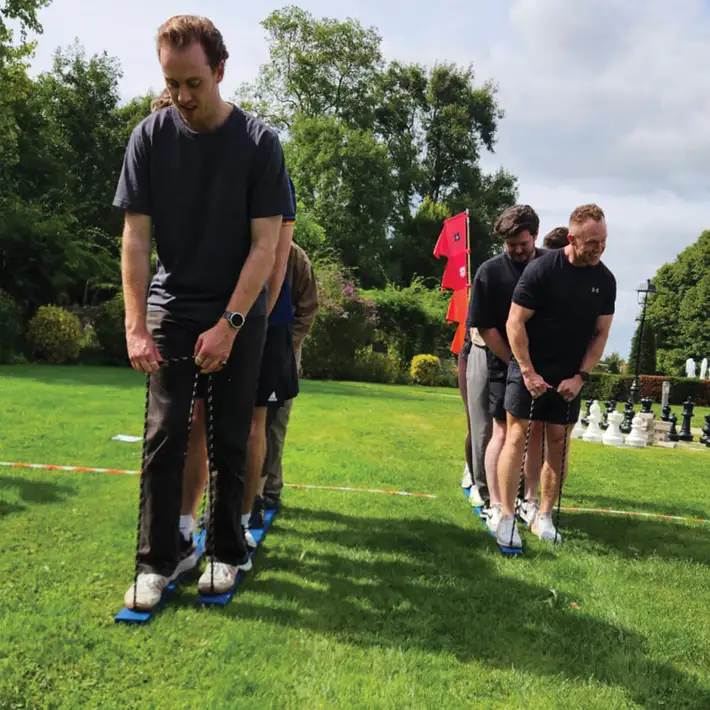 skis team building activity ireland