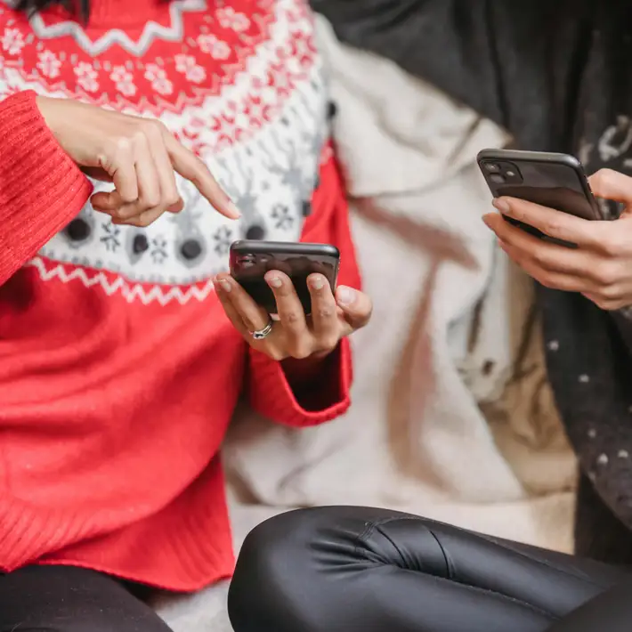 festive on the phone