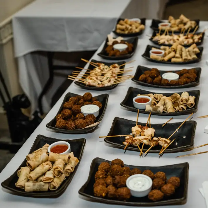 Corporate event catering at Slane Castle during company celebration