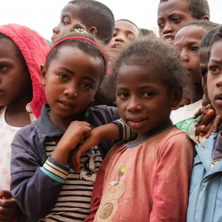 Kids waiting on their solar lights