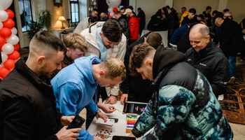 company doing indoor team building activity in ireland