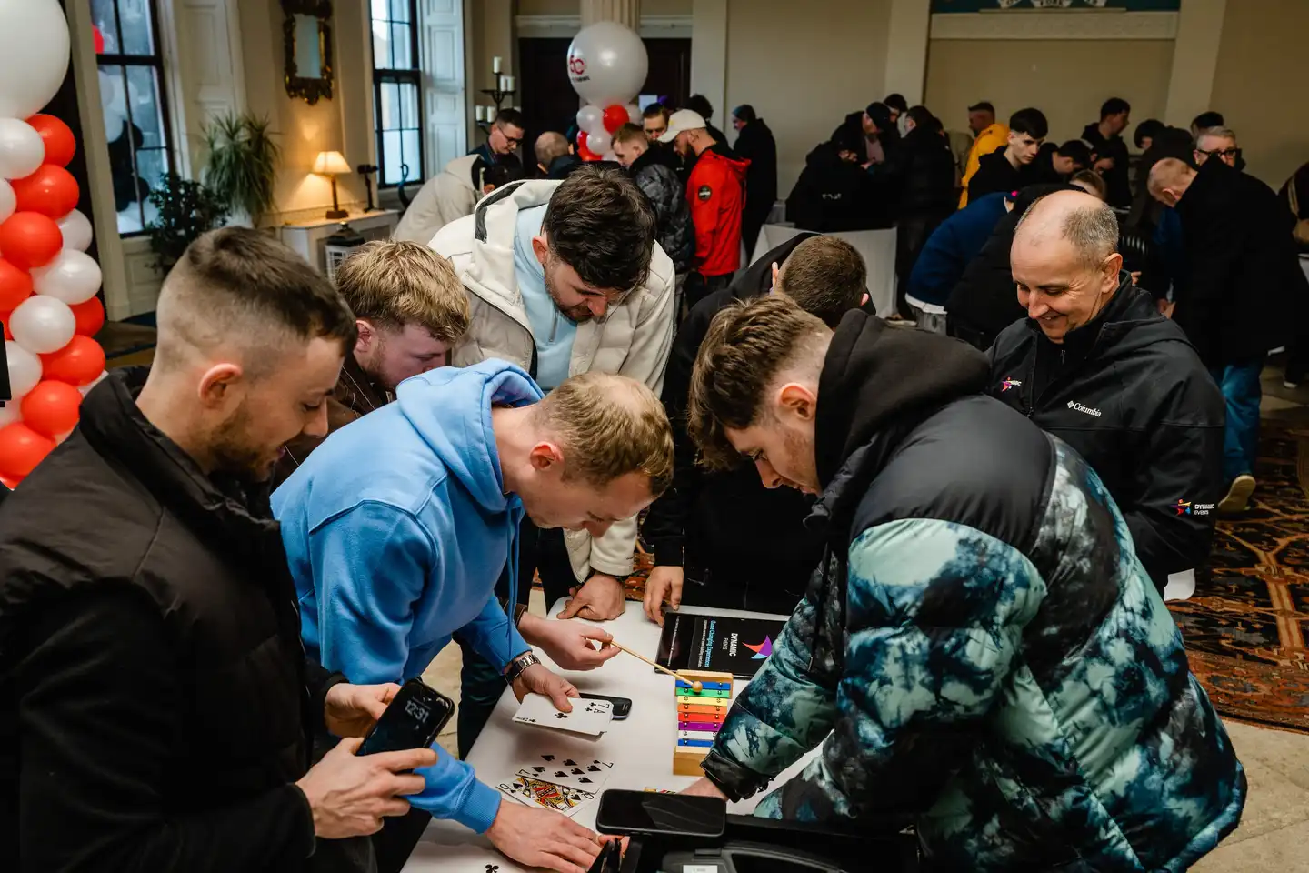 company doing indoor team building activity in ireland