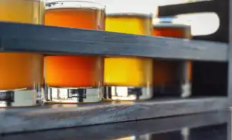 beer tasting rack