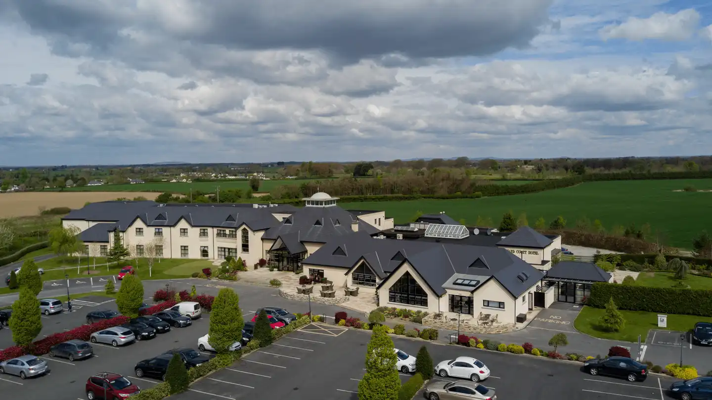 a clanard court hotel aerial shot