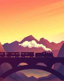 train on tracks