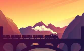 train on tracks