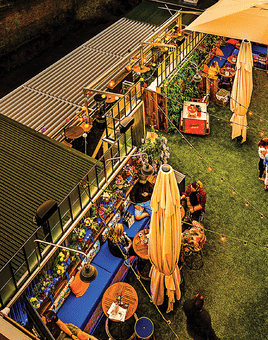 aerial view of outdoor area of 101 limerick perfect for corporate event