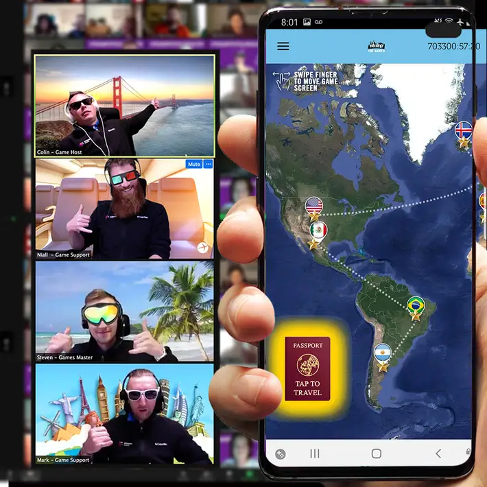 online event crew at around the world challenge