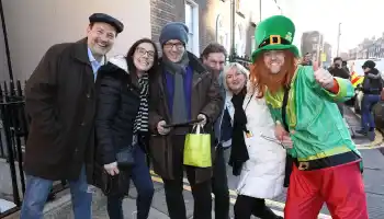 st patricks day themed outdoor team building activity for corporates in ireland