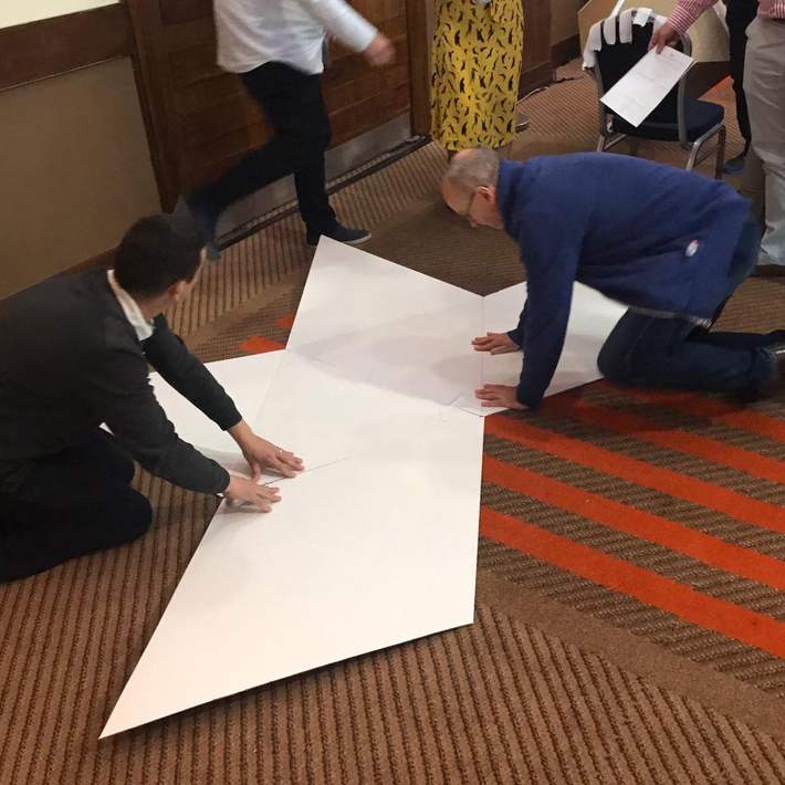 making the pyramid
