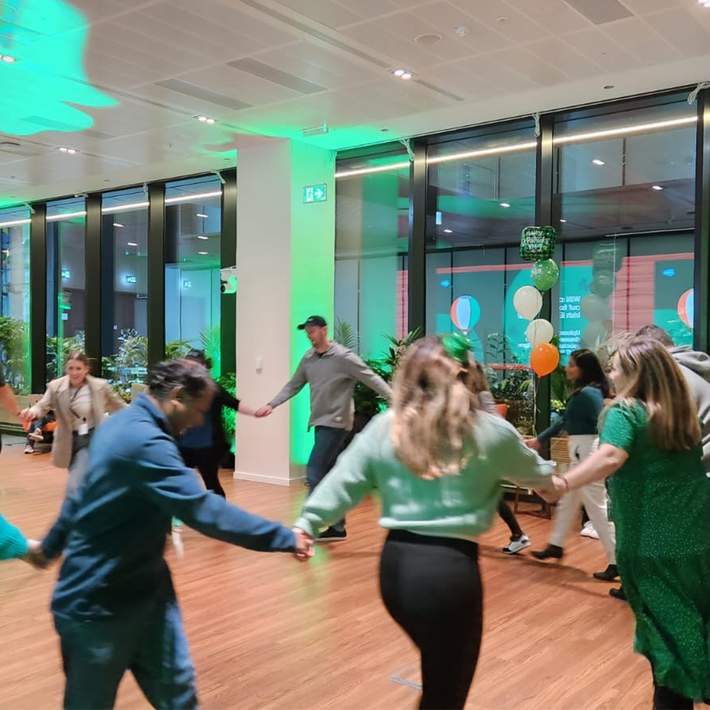 Salesforce Dublin St. Patricks Day Dancing Event