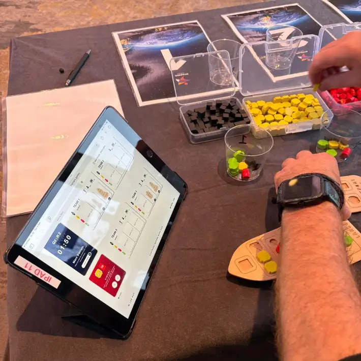 Behind the scenes of the the Before Mars Team training with facilitators