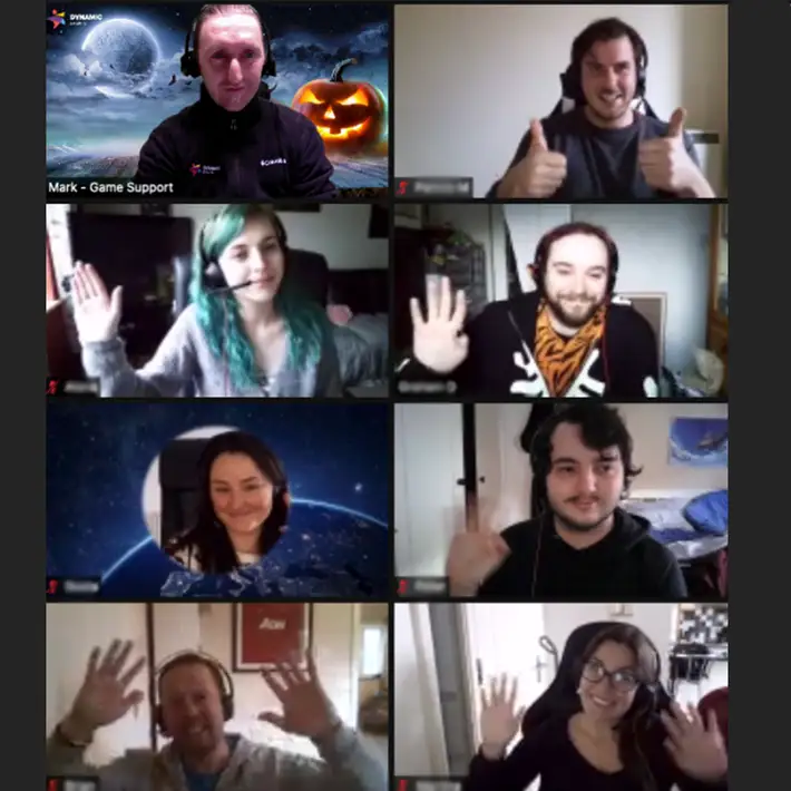 Virtual halloween team building activity