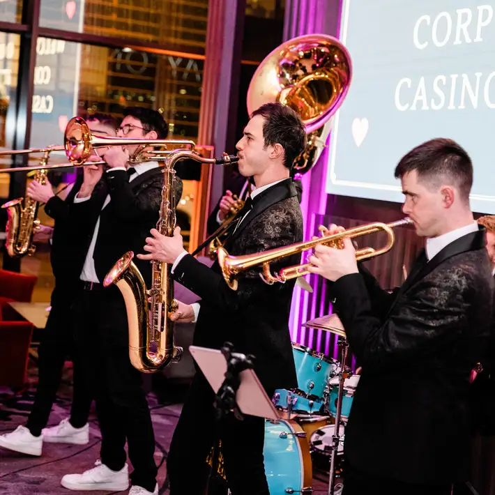 new brass band playing