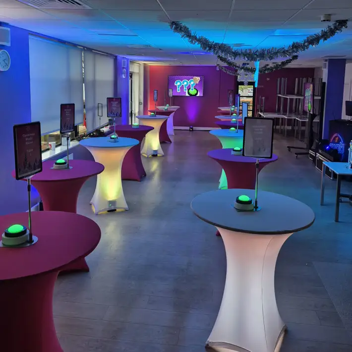 music mania team building activity wireless buzzers