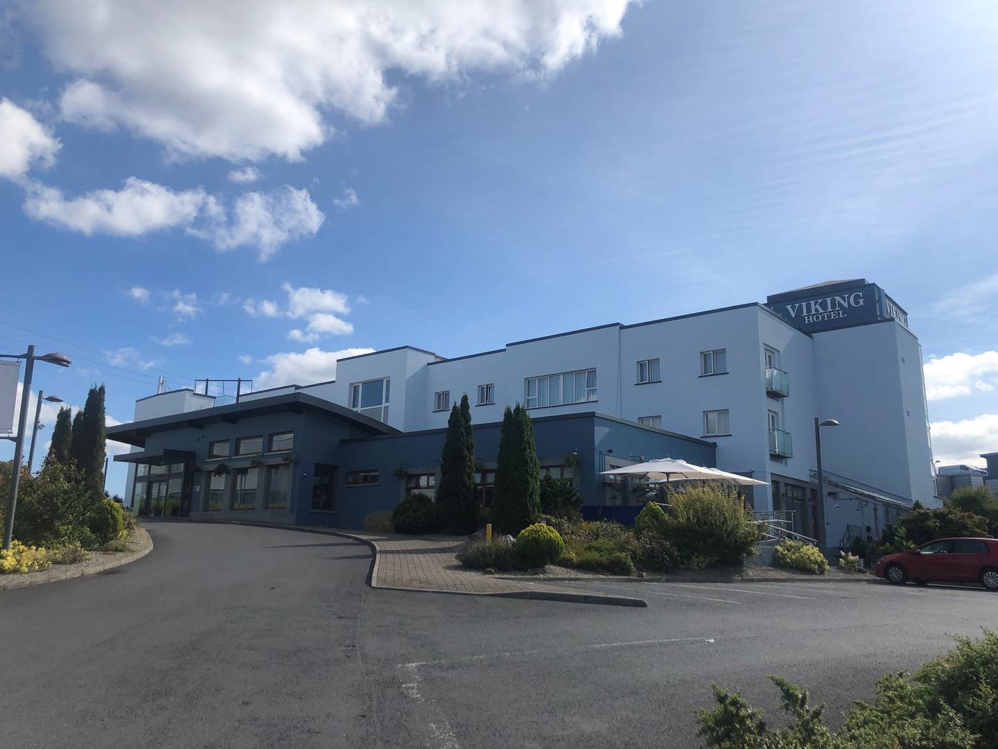 Exterior of hotel