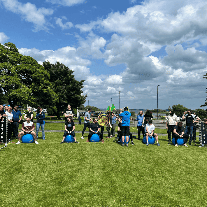 Team on space hoppers for final round to get bonus points 