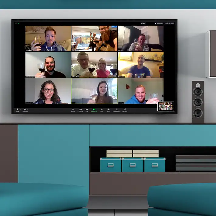 online corporate wine tasting